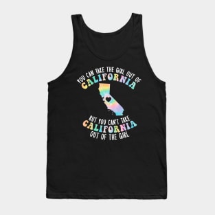 You Can Take The Girl Out Of California Apparel Home State Tank Top